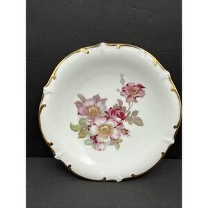 Vintage Schumann Plate Arzberg Germany‎ Golden Crown  Wild Rose